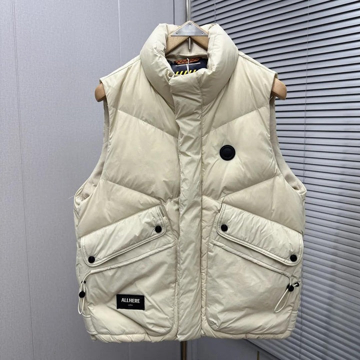 Men's Insulated Quilted Vest with Practical Pockets Lisslune