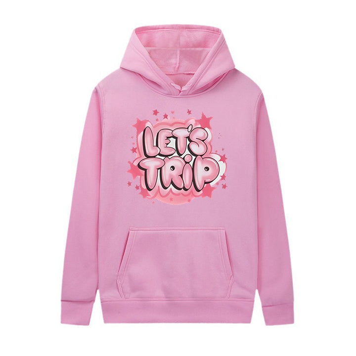 Women's hoodie with stylish graffiti print and comfortable fit Lisslune