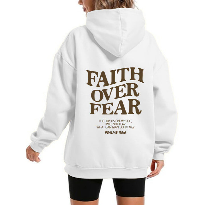 Women's hoodie with motivational lettering and comfortable fit Lisslune
