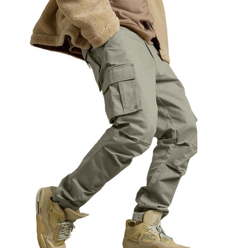 Men's Cargo Pants with practical side pockets and adjustable drawstring Lisslune