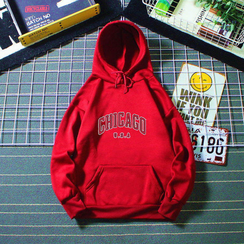 Women’s hoodie with urban Chicago print Lisslune