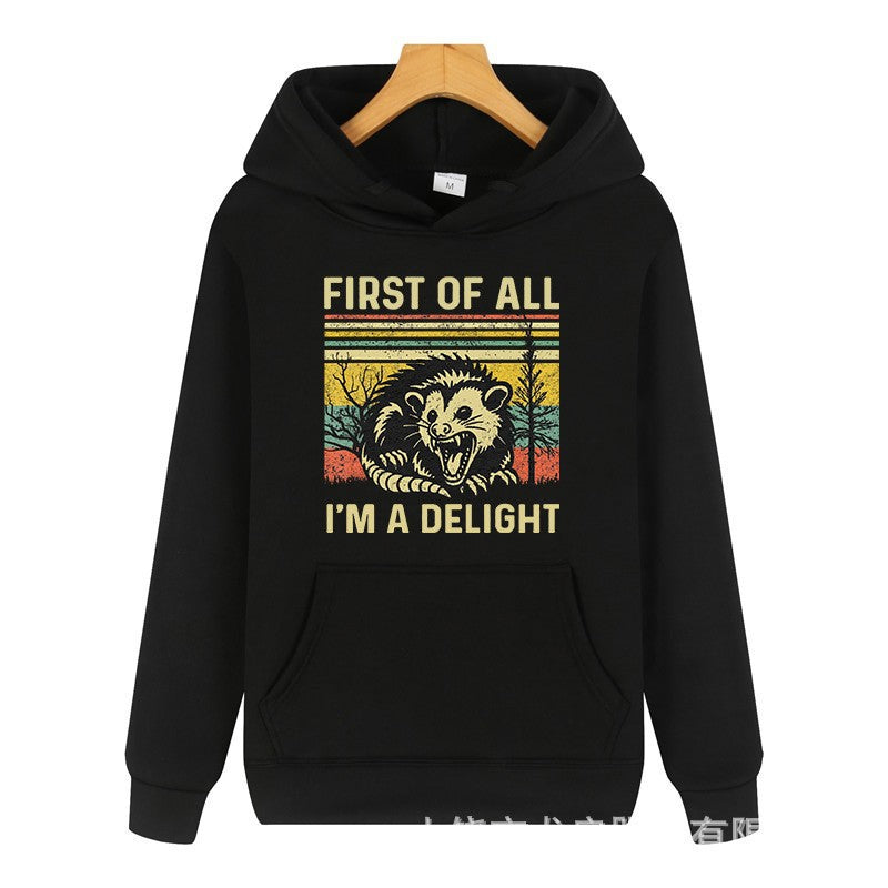 Women's hoodie with creative animal graphic and comfortable fit Lisslune