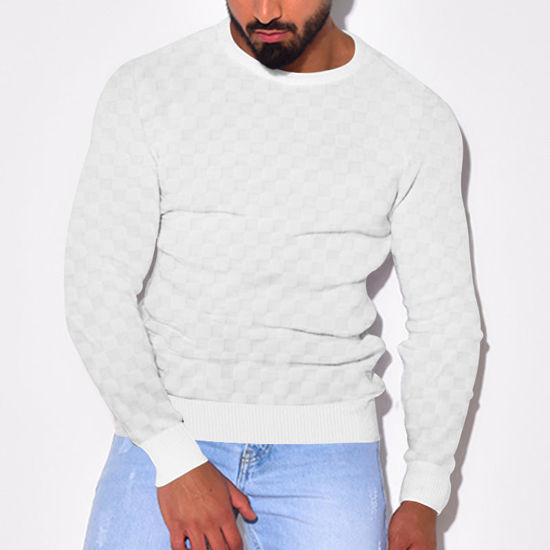 Men's stylish textured sweater Lisslune
