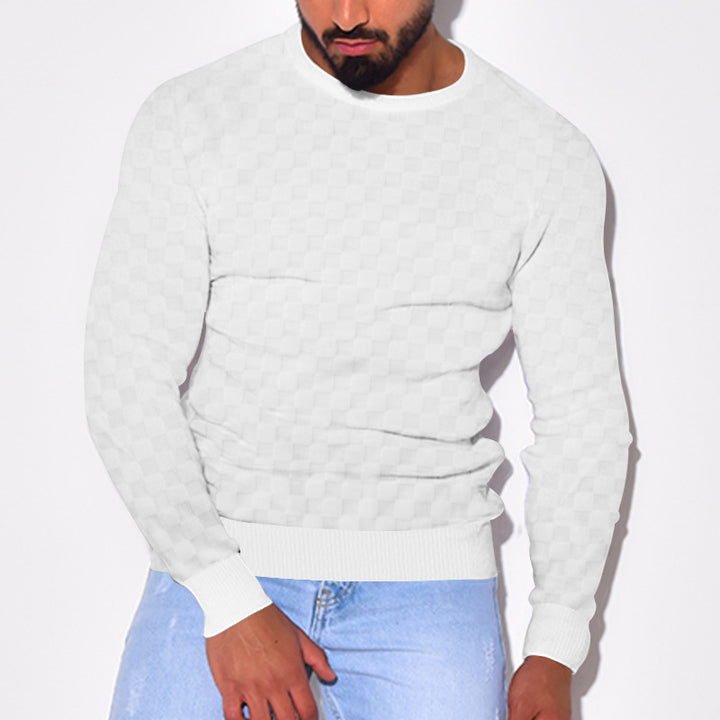Men's stylish textured sweater Lisslune