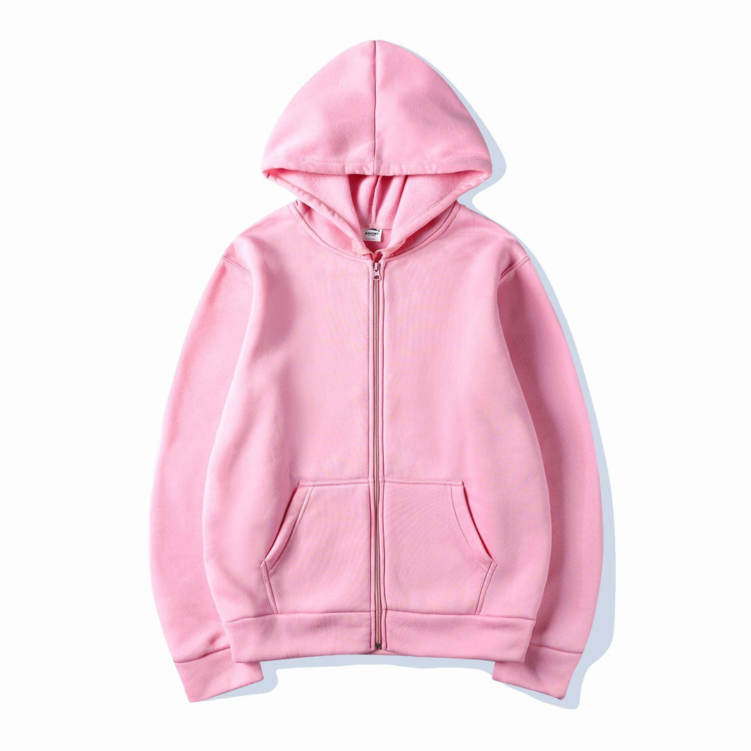 Women's hoodie sweatshirt with full zip and side pockets Lisslune