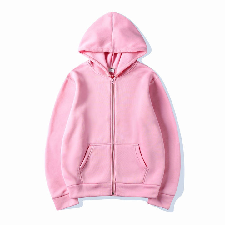 Women's hoodie sweatshirt with full zip and side pockets Lisslune