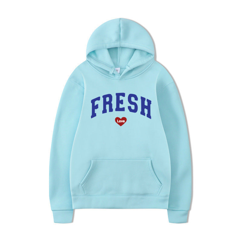 Women's hoodie with playful lettering and soft inner fleece Lisslune