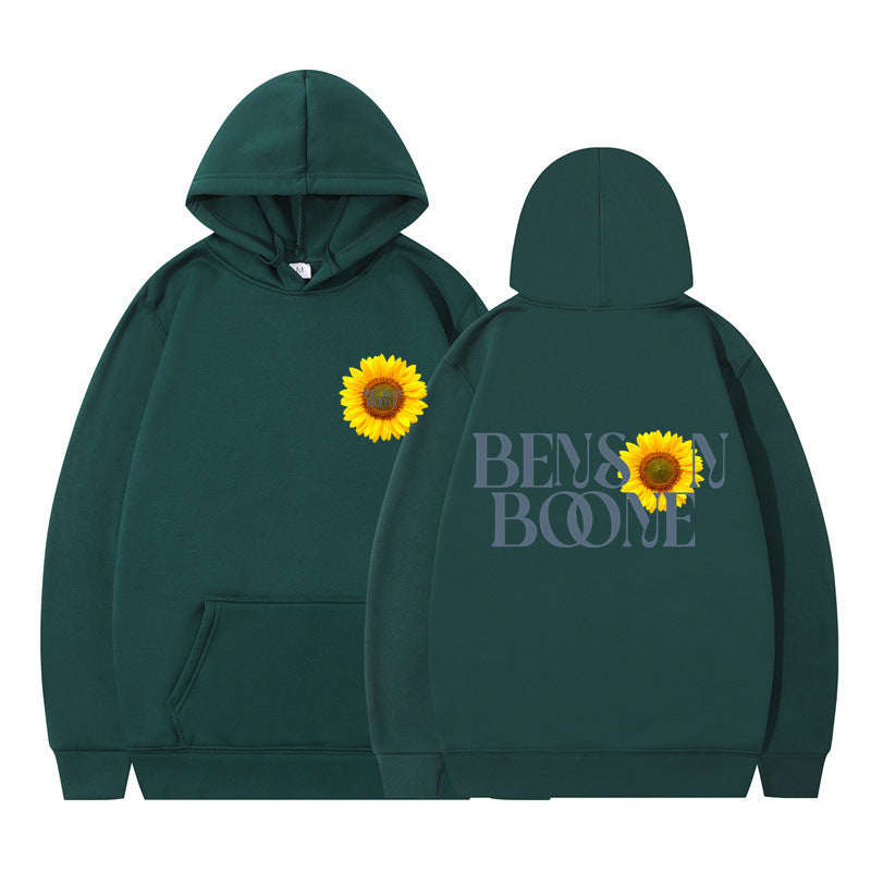 Women's hoodie with unique sunflower design and comfortable fit Lisslune