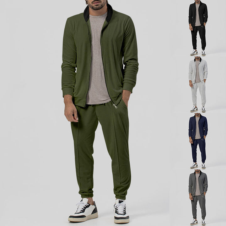 Men's tracksuit with functional zip pockets and breathable material Lisslune