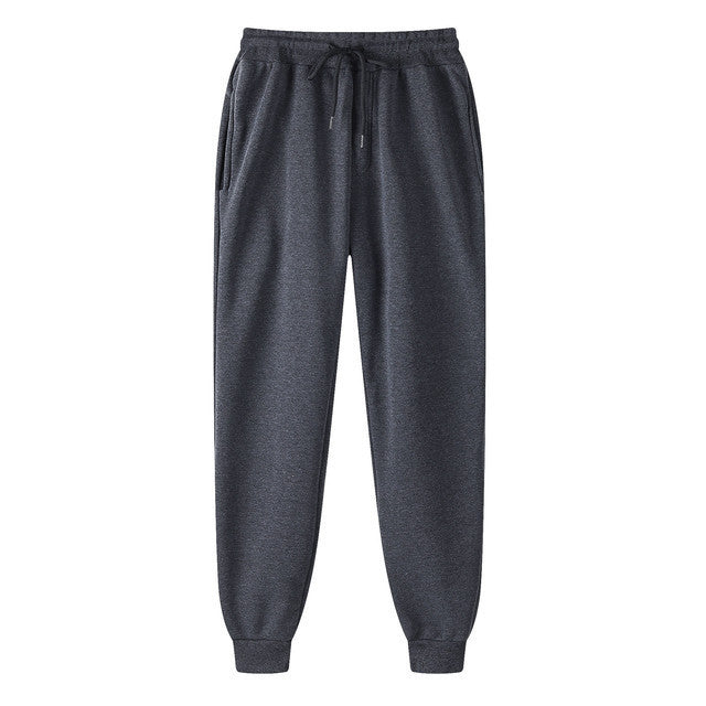 Men's sporty leisure pants with elastic waistband and practical pockets Lisslune