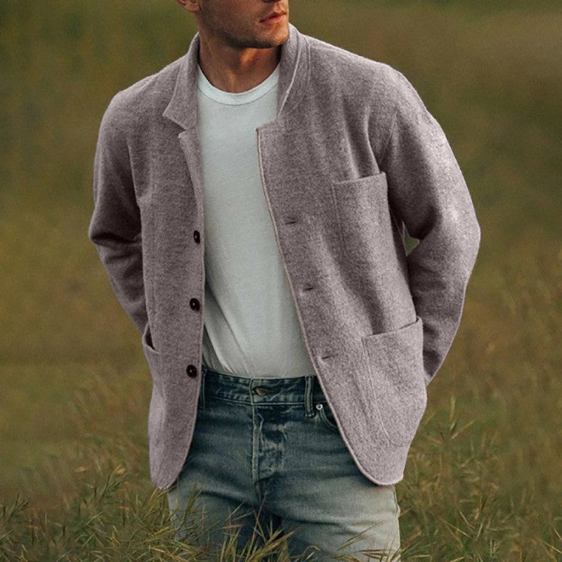 Men's casual cardigan jacket Lisslune
