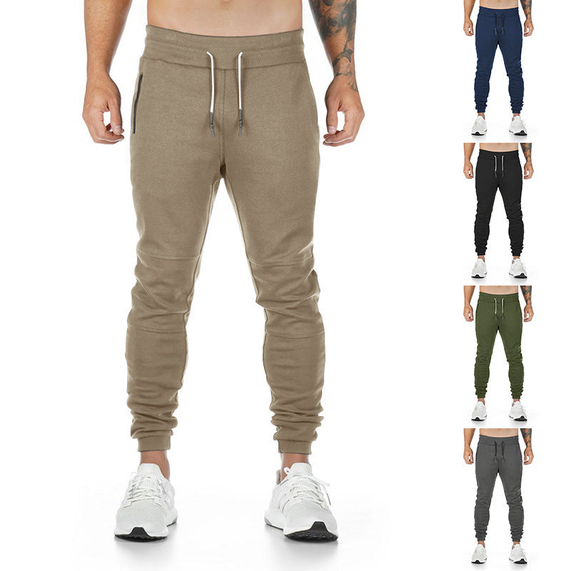 Men's Sporty Jogging Pants with Practical Zipper Pockets Lisslune