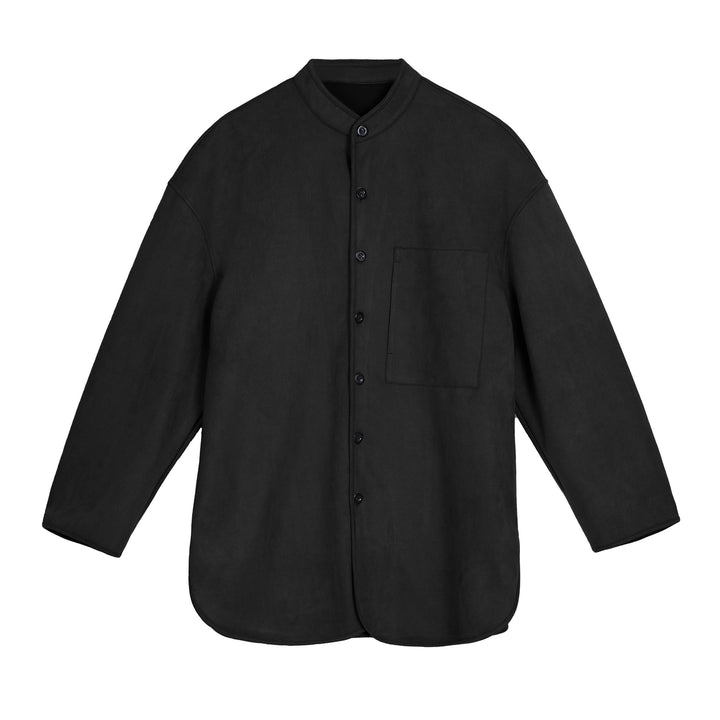 Men's fashionable overshirt jacket with practical chest pocket and modern stand-up collar Lisslune