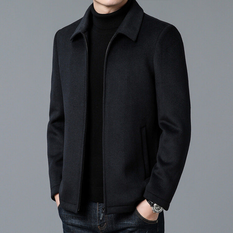 Men's Elegant Wool Jacket Lisslune