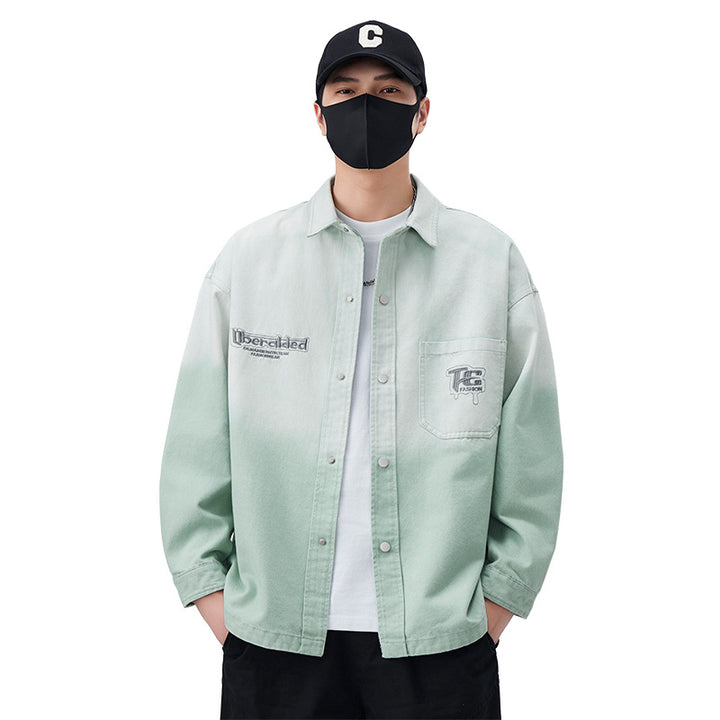 Men's Casual Overshirt Jacket with Unique Design Lisslune