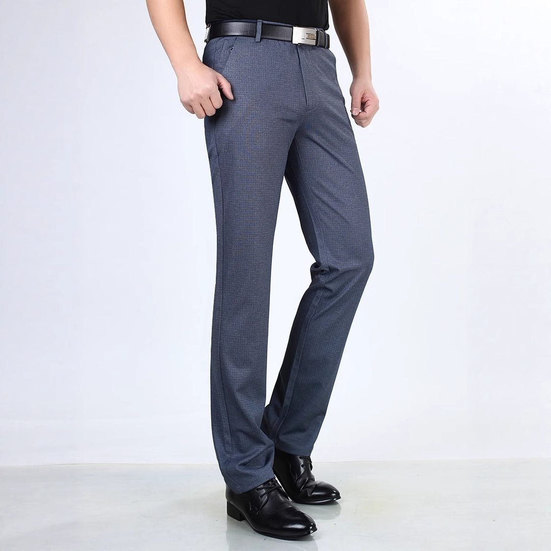 Men's classic suit trousers with innovative elastic waistband Lisslune