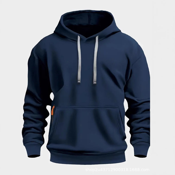 Men's sporty hoodie with practical pockets and breathable material Lisslune