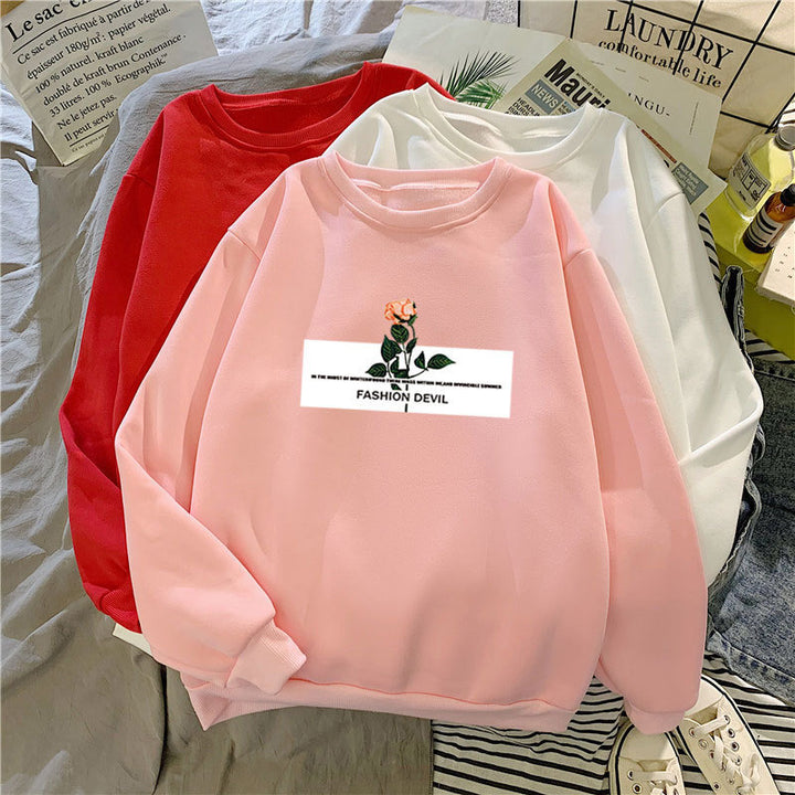 Women’s sweatshirt with floral motif Lisslune