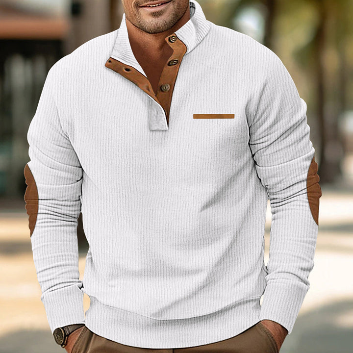 Men's sweater with contrasting design elements Lisslune
