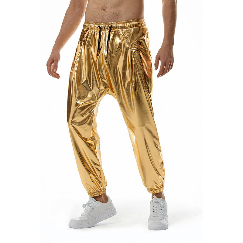 Men's stylish high-performance jogging pants made of shiny material Lisslune