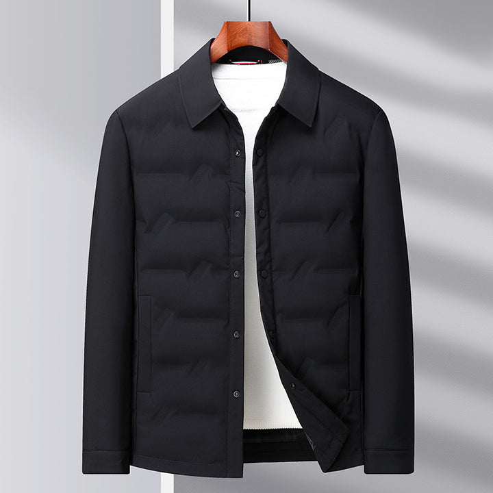 Men's Quilted Jacket with Innovative Functionality and Fashionable Design Lisslune
