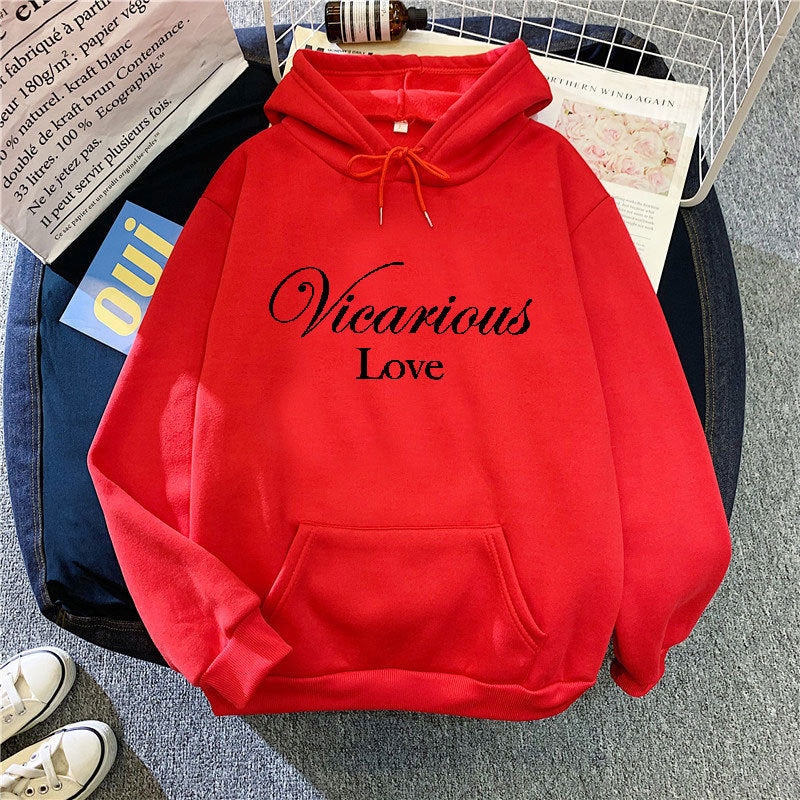 Women's hoodie with artistic lettering Lisslune