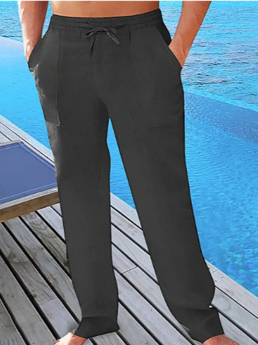 Men's Comfortable Jogging Pants with Elastic Waistband and Practical Pockets Lisslune