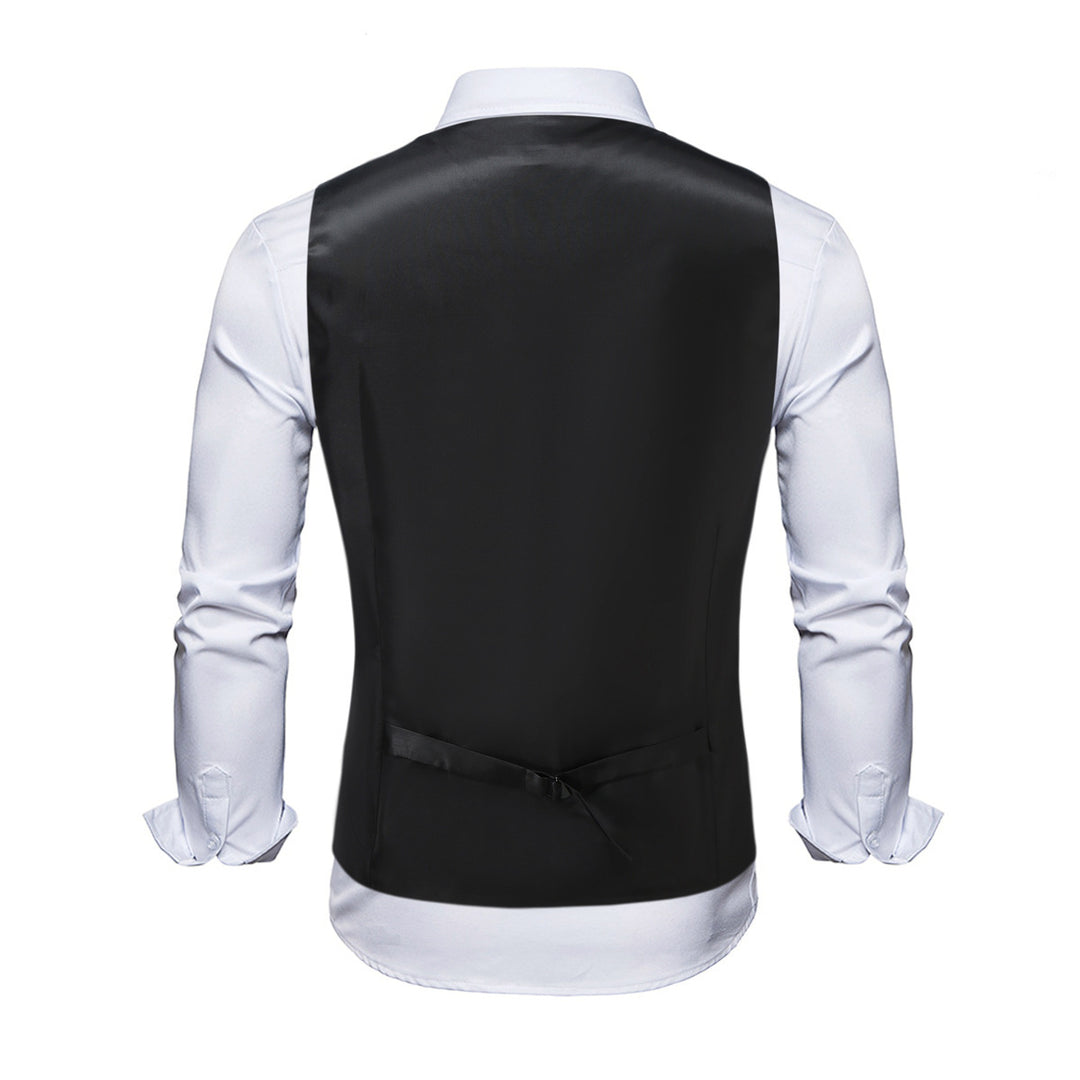 Men's Elegant Vest with Floral Pattern Lisslune