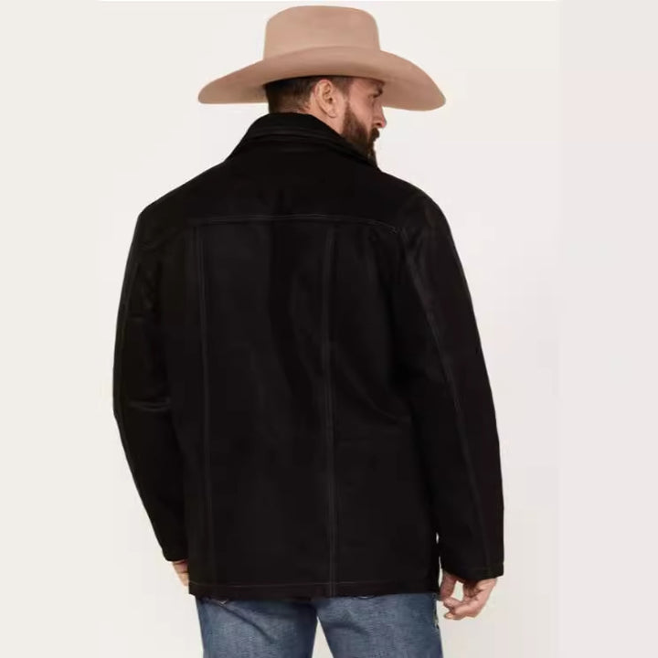 Men's high-quality leather jacket with versatile style Lisslune