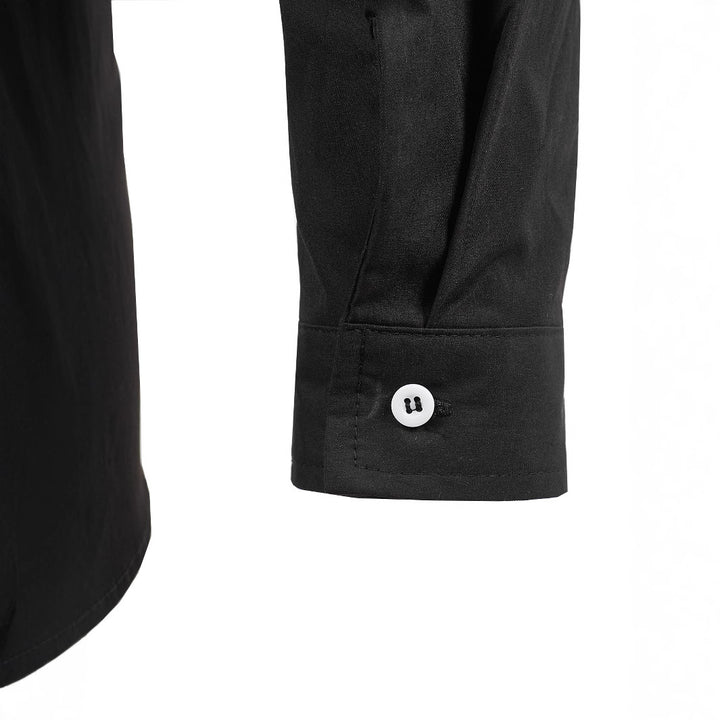 Men's Creative Long Sleeve Shirt with Asymmetric Design Lisslune