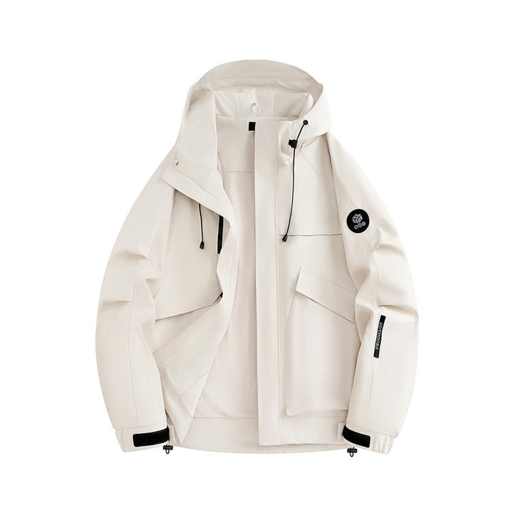 Men's Technical Outdoor Jacket with Versatile Pockets Lisslune