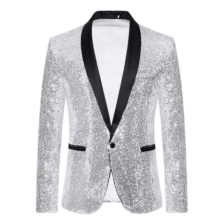 Men's shimmering sequin blazer Lisslune