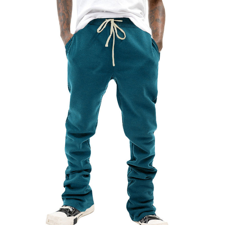 Men's comfortable sweatpants with elastic waistband and side pockets Lisslune