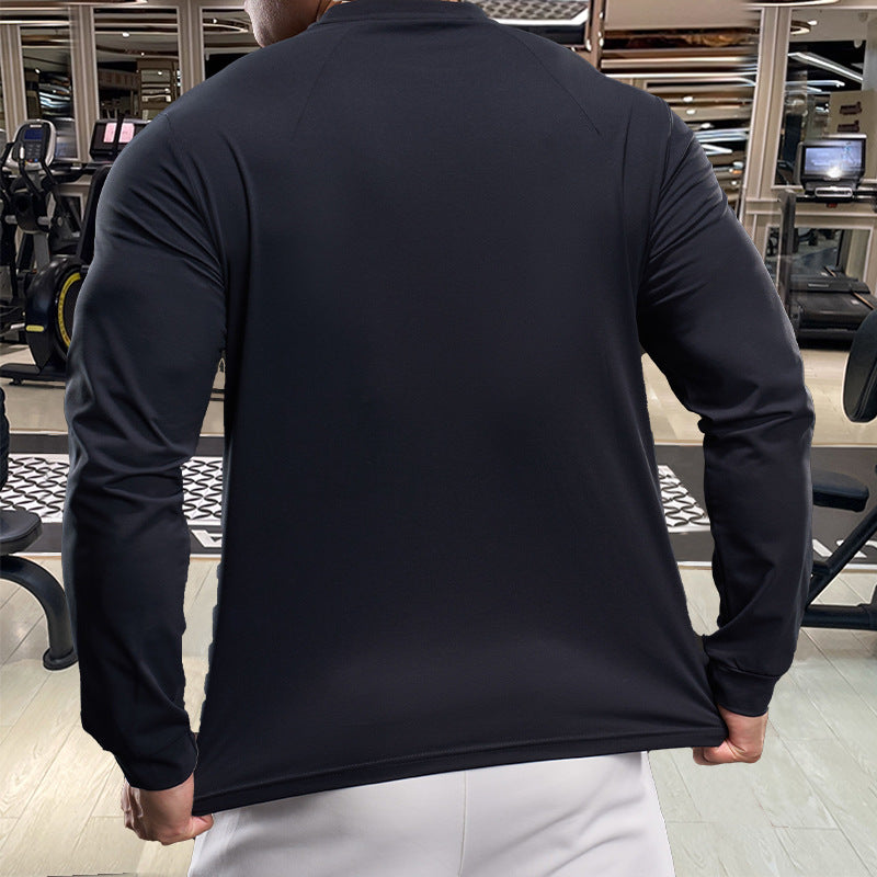 Men's Athletic Long Sleeve Shirt with Innovative Moisture Regulation Lisslune