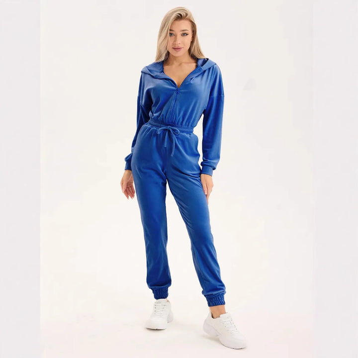 Women's velvety hoodie suit Lisslune