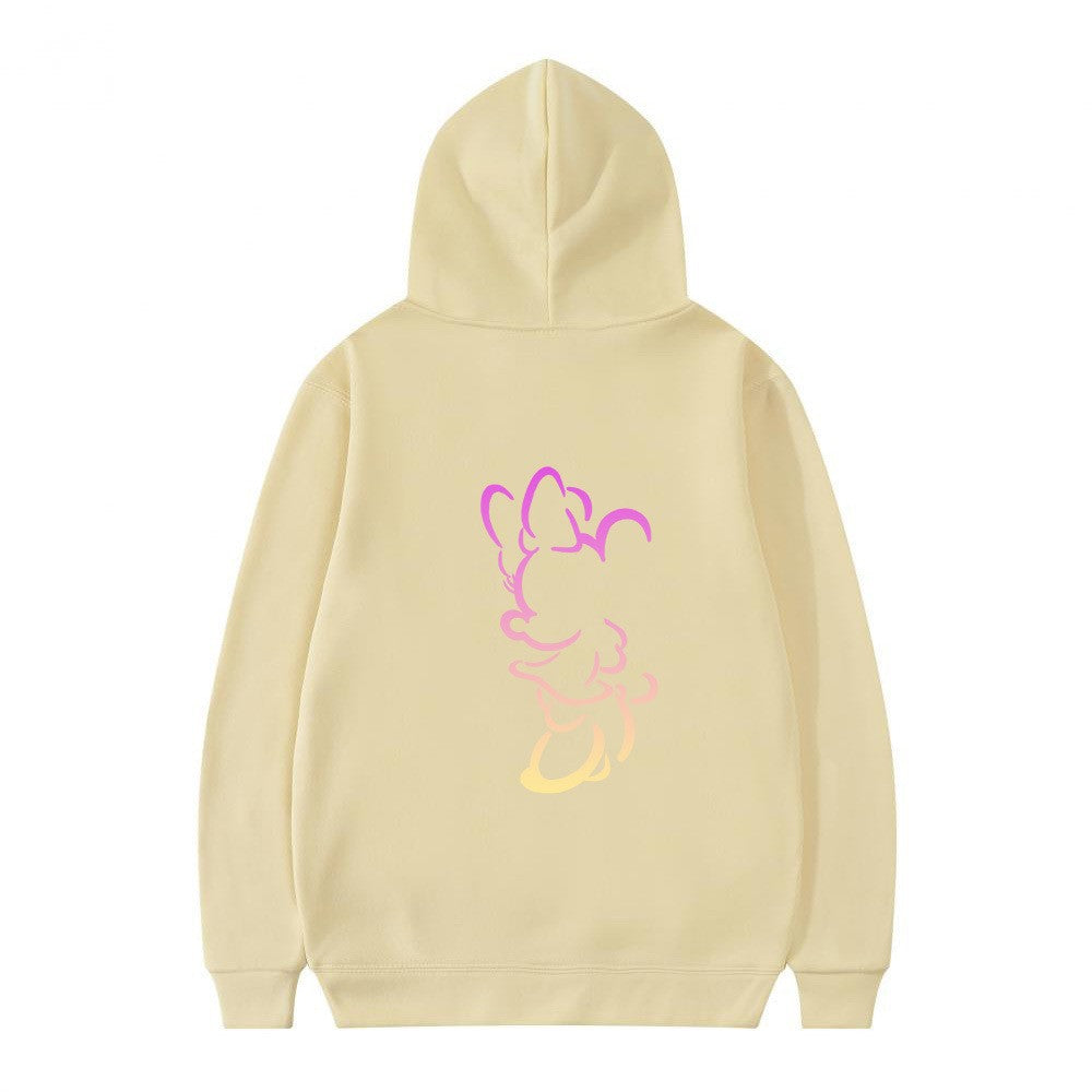 Women's hoodie with artistic cloud design and soft inner lining Lisslune