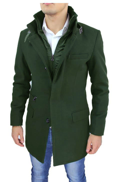 Men's fashionable warm jacket with innovative lining Lisslune