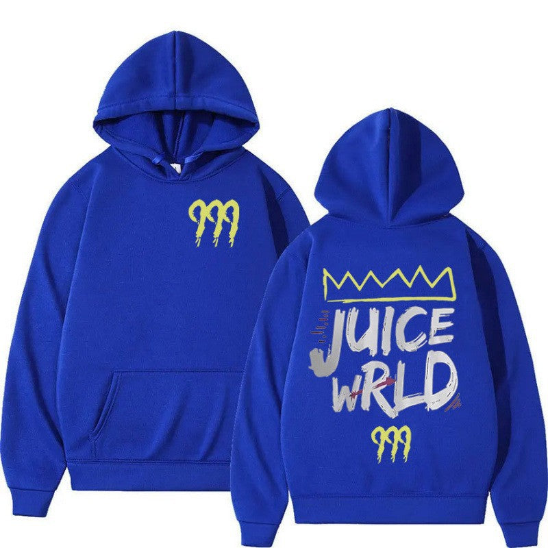 Women's hoodie with modern kangaroo pocket design and striking graphic print Lisslune