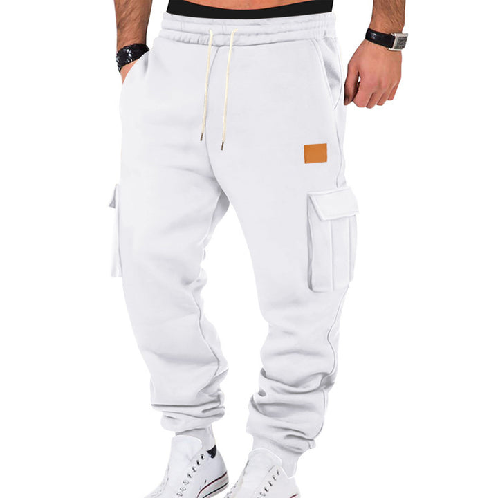 Men's cargo joggers with side pockets and elastic waistband Lisslune