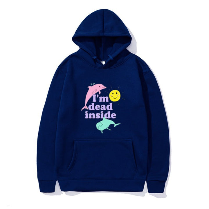 Women's hoodie with creative design and kangaroo pocket Lisslune
