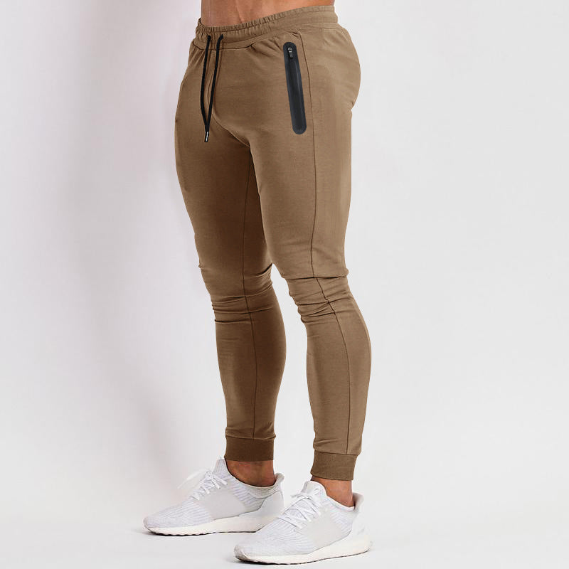 Men's sporty jogging pants with zippered pockets and ergonomic cut Lisslune
