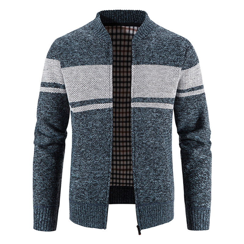 Men's fashionable cardigan with textured design Lisslune