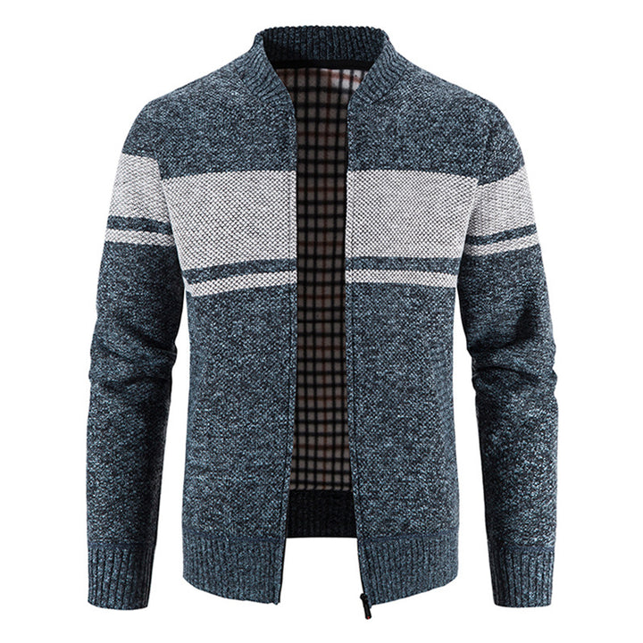 Men's fashionable cardigan with textured design Lisslune