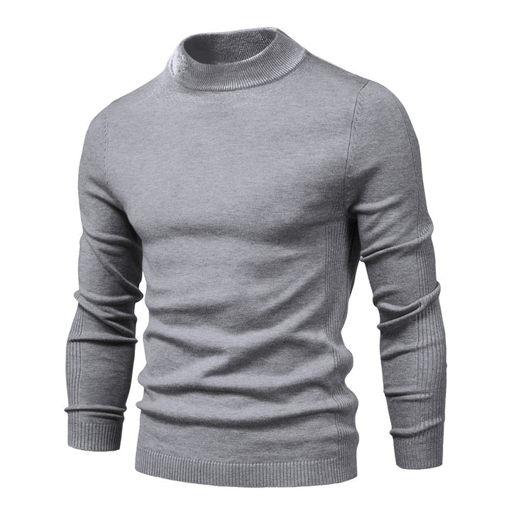 Men's comfortable turtleneck sweater made of soft knit Lisslune