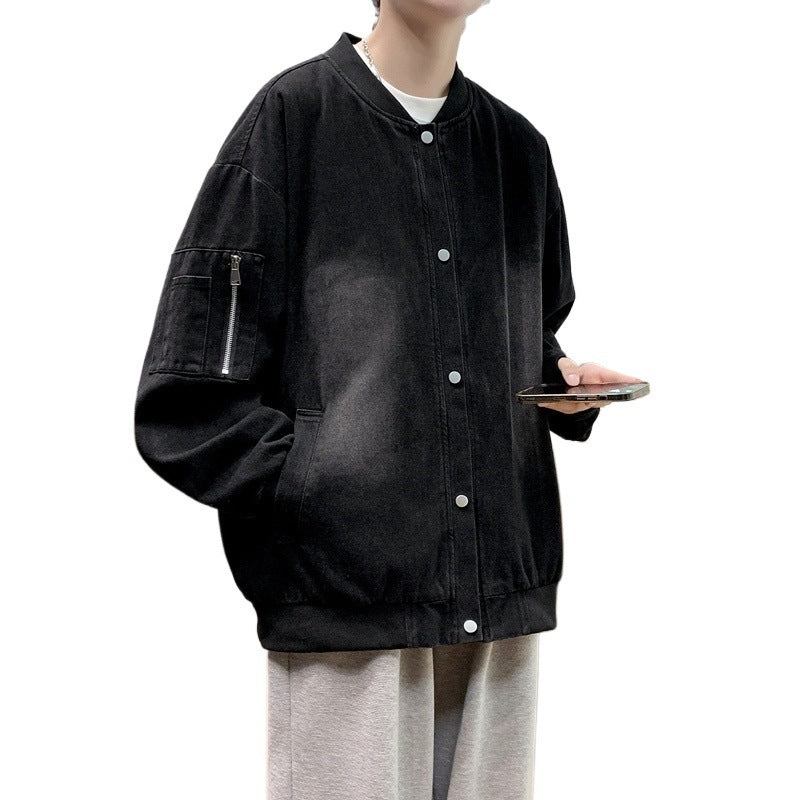 Men's casual bomber jacket with practical pockets and thermoregulating inner lining Lisslune