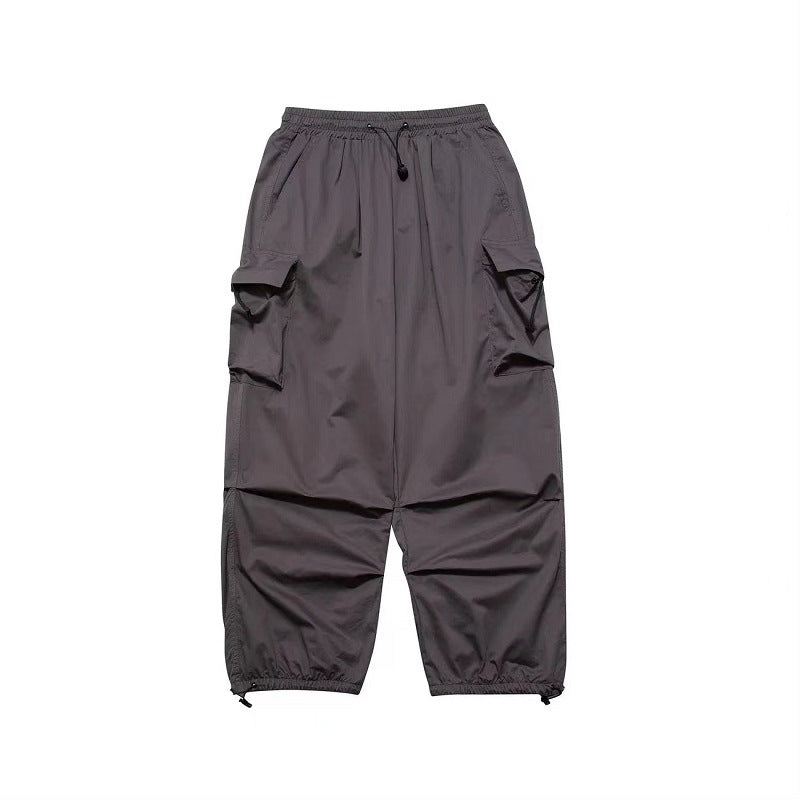 Women's cargo pants with practical side pockets and elastic waistband Lisslune 1775573717