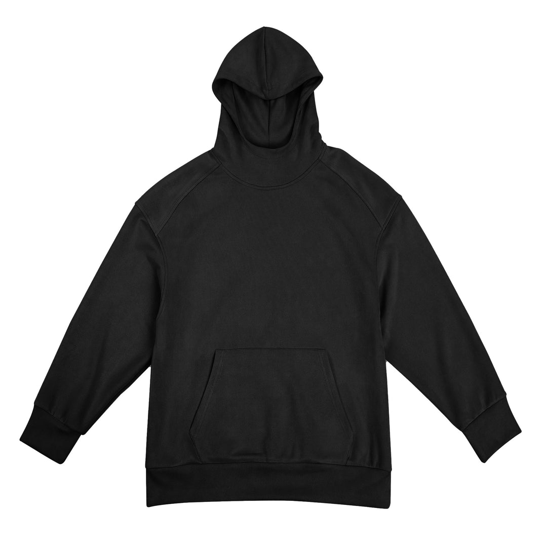 Men's casual hoodie with high collar and practical kangaroo pocket Lisslune