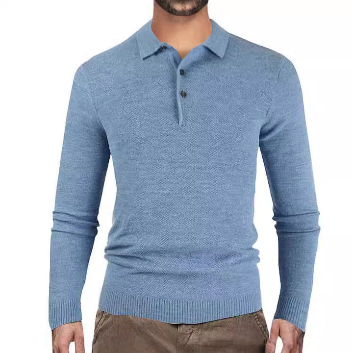 Men's long sleeve polo shirt Lisslune