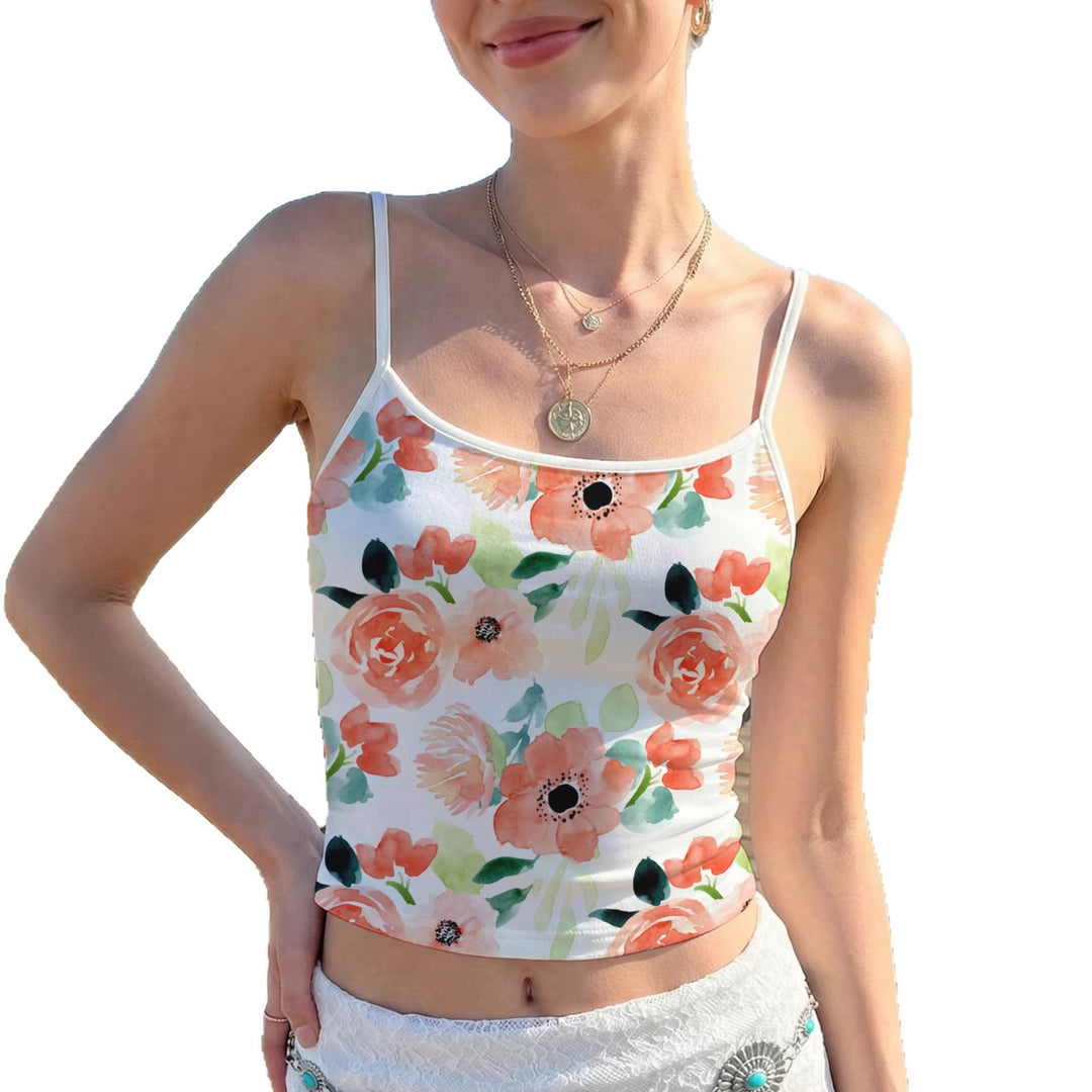 Women Crop Top with Colorful Mandala Design Lisslune