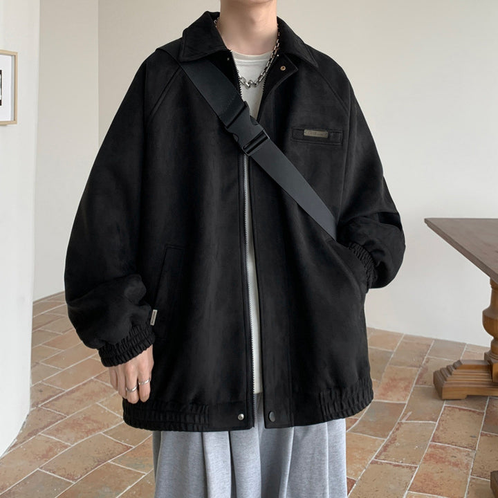 Men's Oversized Quilted Jacket with Practical Pockets Lisslune